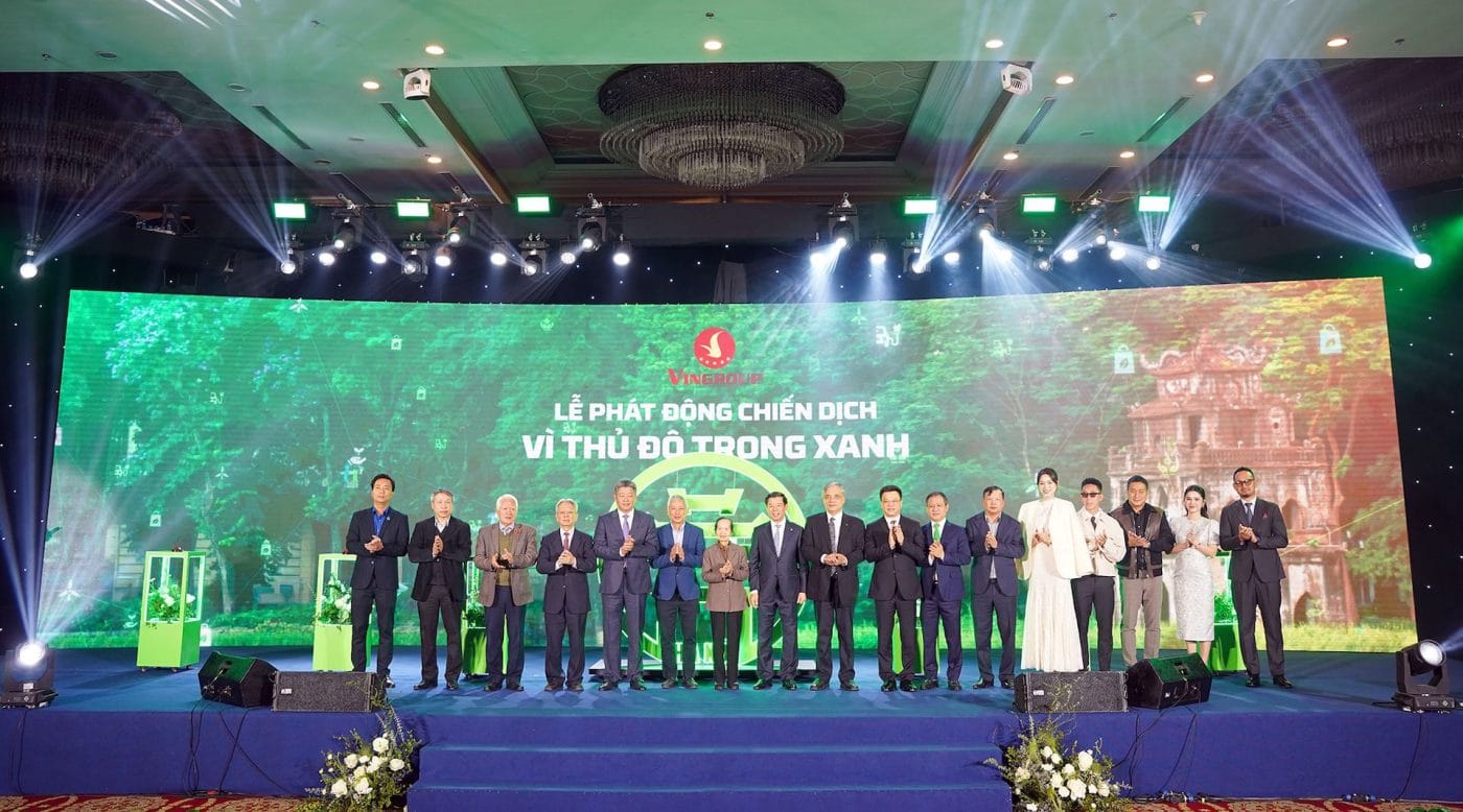 VINGROUP PHÁT ĐỘNG CHIẾN DỊCH “VÌ THỦ ĐÔ TRONG XANH” – KÊU GỌI NGƯỜI DÂN CHUNG TAY GIẢM PHÁT THẢI